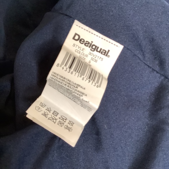 Desigual La Vida Chula Multicolored Sleeveless Dress Sz S - Picture 10 of 12